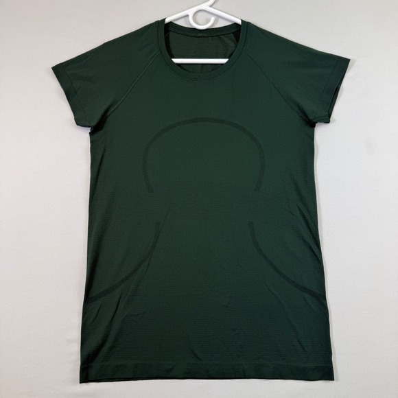 Lululemon Tops - Lululemon Swiftly Tech 2.0 Shirt Womens 10 Green Short Sleeve Activewear Run Gym